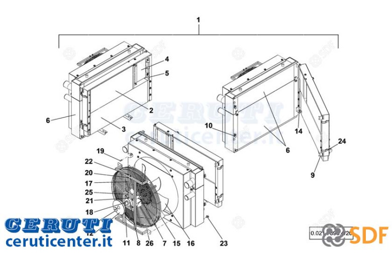 Ölkühler - Original SDF - 0.900.2463.3