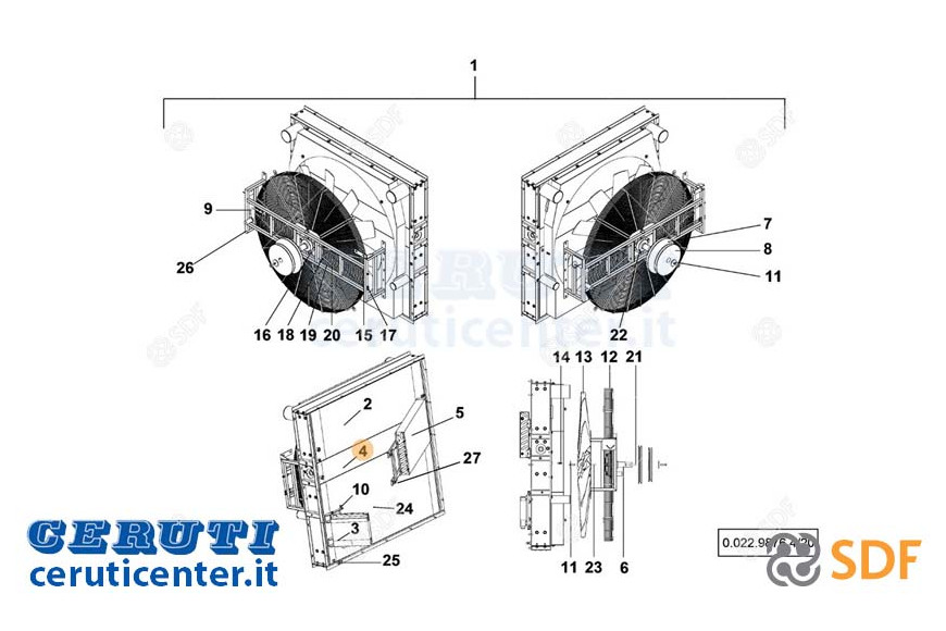 Ölkühler - Original SDF - 0.900.2496.6