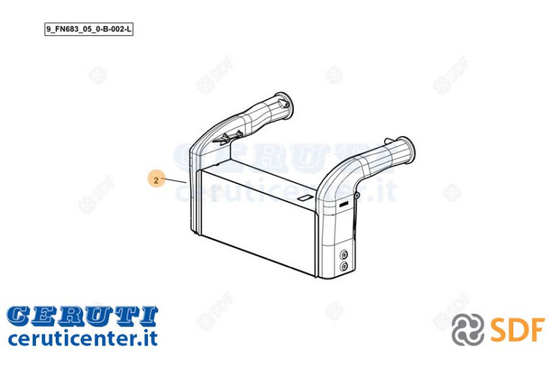 Intercooler SDF - Original - 0.032.8620.4/20