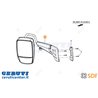 Specchio Retrovisore Completo - Originale SDF - 0.027.4206.4