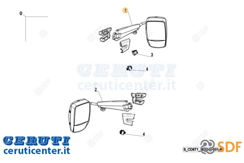 Miroir Miroir plein - SDF Original - 0.027.4325.4