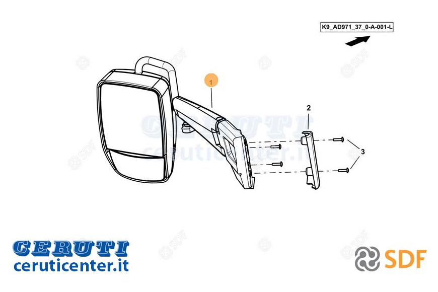 Miroir Miroir plein - SDF Original - 0.027.4330.4
