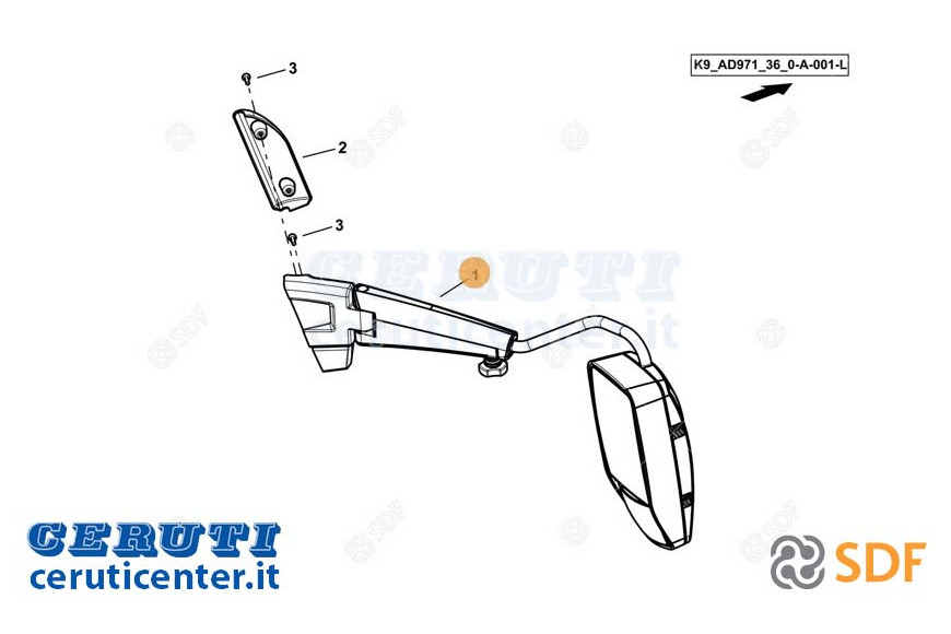 Miroir Miroir plein - SDF Original - 0.027.4333.4