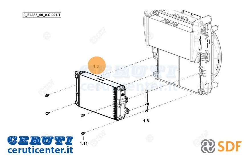 Ölkühler - Original SDF - 0.028.1719.3