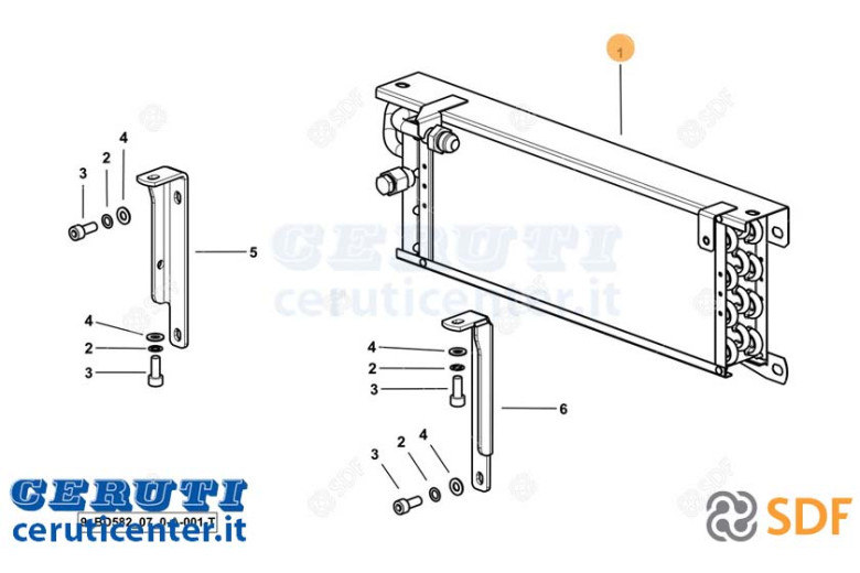 Radiateur d'huile - SDF Original - 0.021.4447.3