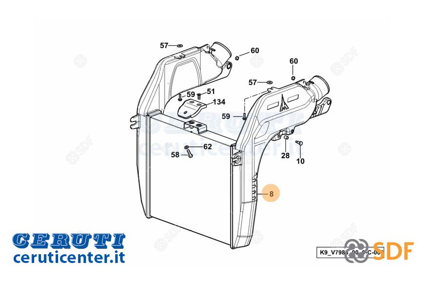 Intercooler - Original SDF - 0.018.4677.3/90