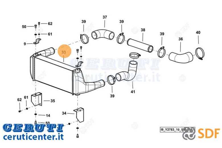 Intercooler - Original SDF - 0.018.1687.3
