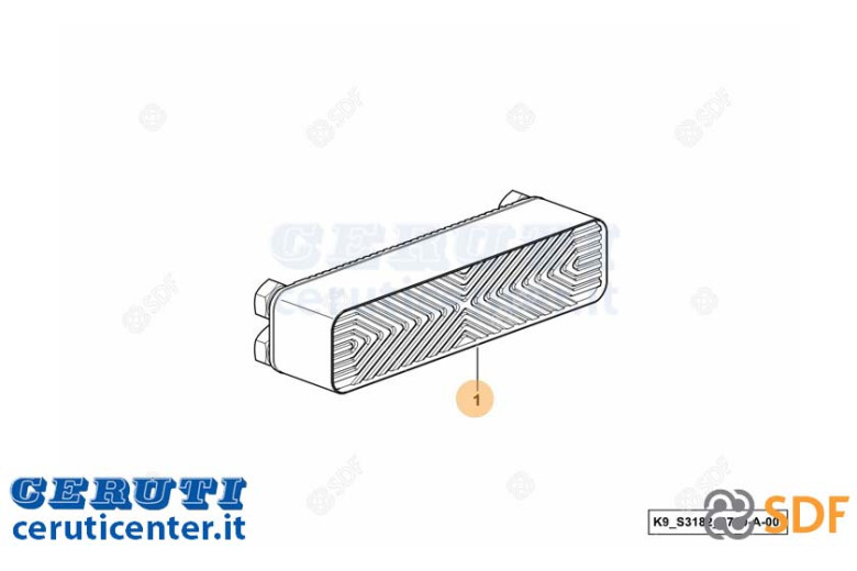 Radiateur d'huile - SDF Original - 0.018.2473.0