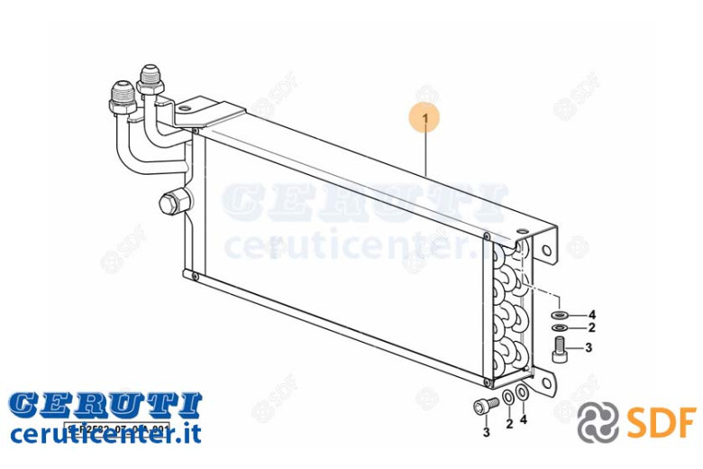 Radiateur d'huile - SDF Original - 0.016.2324.3