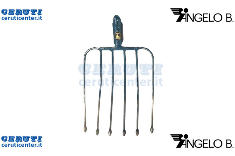 Forca Bietola 6 Denti Manicata