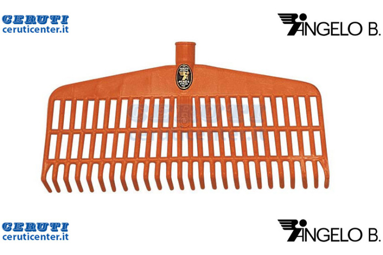 Scopa Giardino Plastica Rett. M.Ta