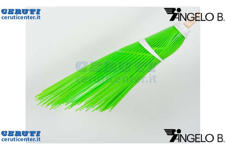 Scopa Netturbino Plast. Verde