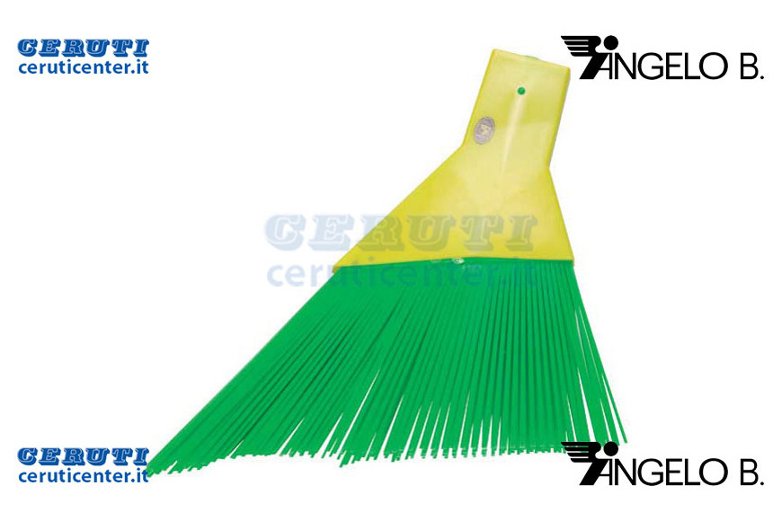 Scopa Plastica Verde Obliqua