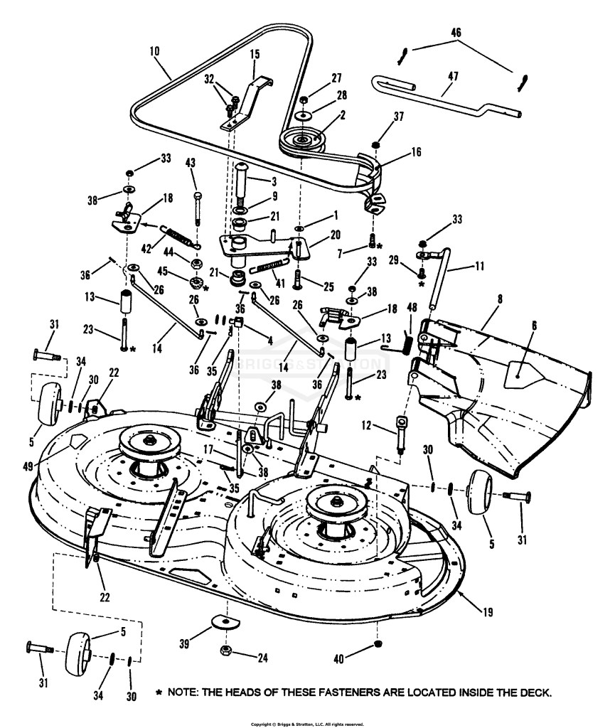 38 Cutting Deck, Belts, Brakes