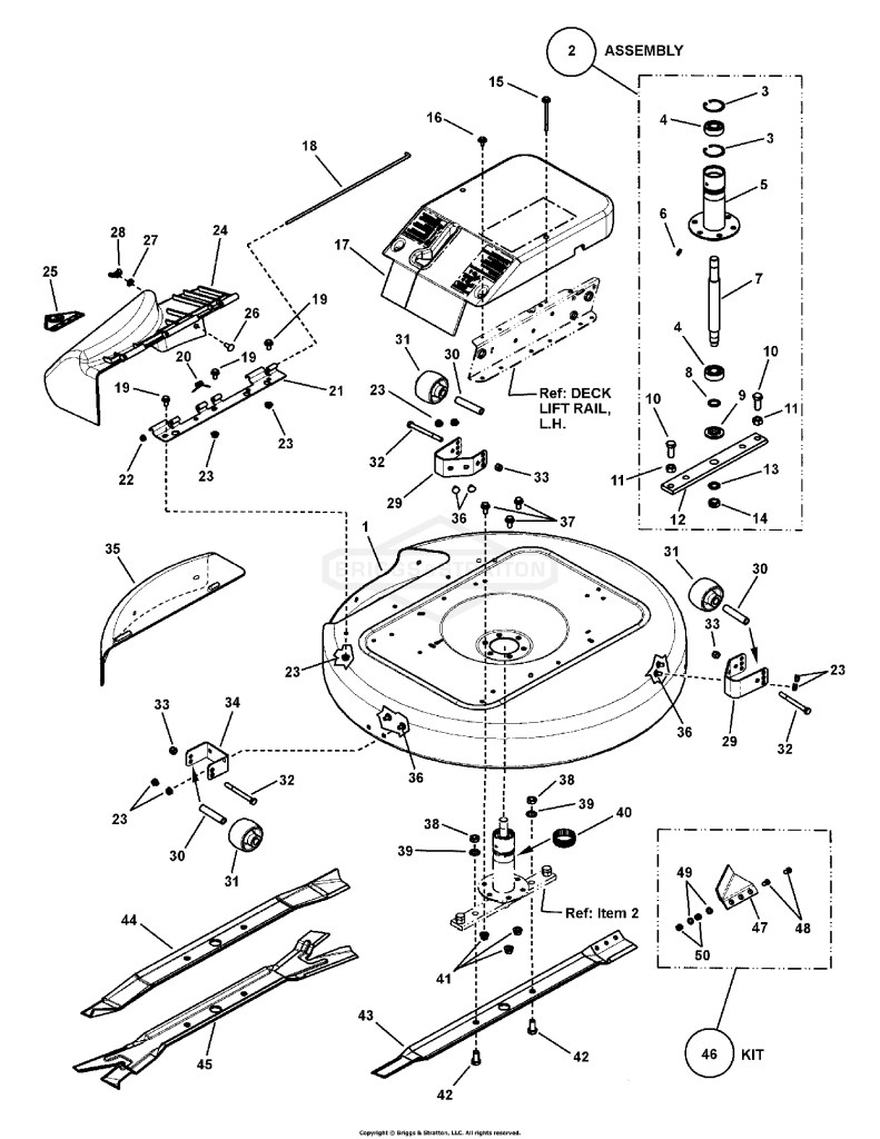 33 Mower Deck Group