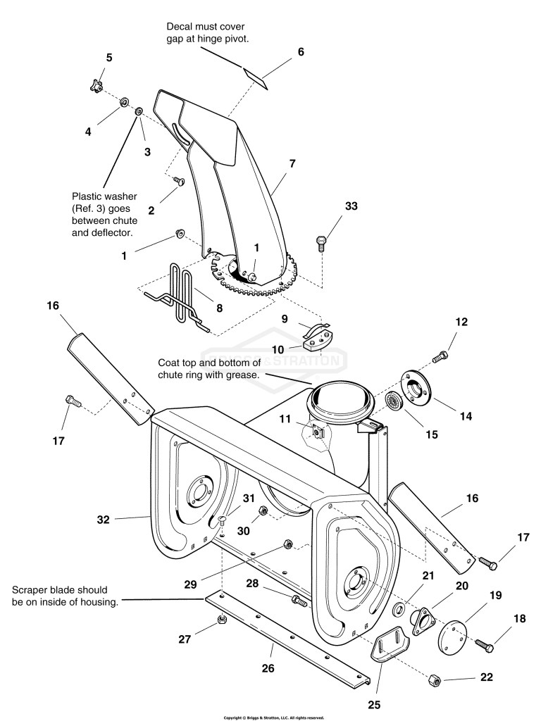 Auger Housing and Chute Group - 24