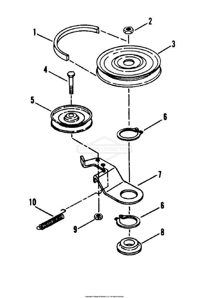 BELT, BLADE BRAKE- 42 CUTTING DECK