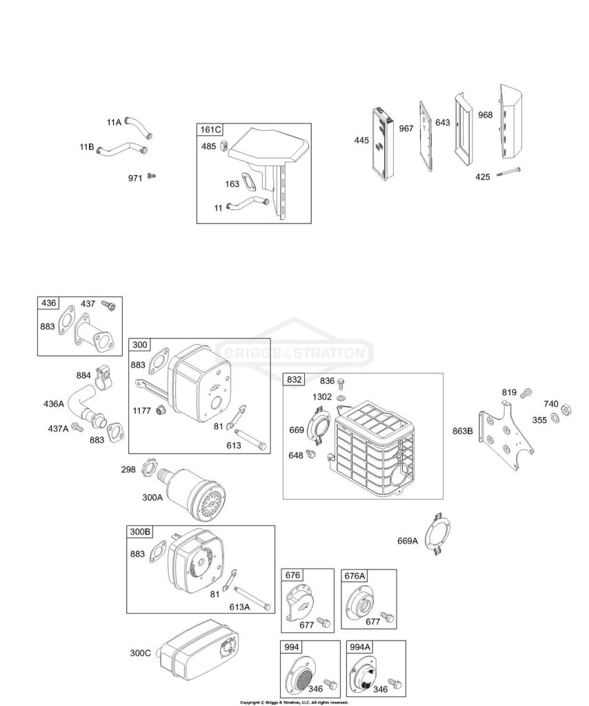 Air Cleaner, Muffler