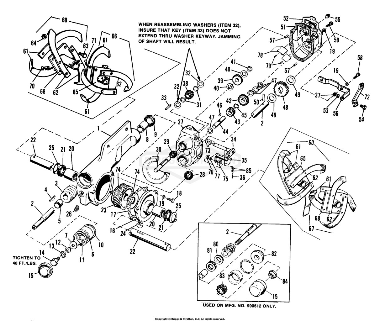 Transmission & Tines