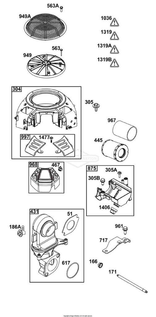 Blower Housing and Air Group