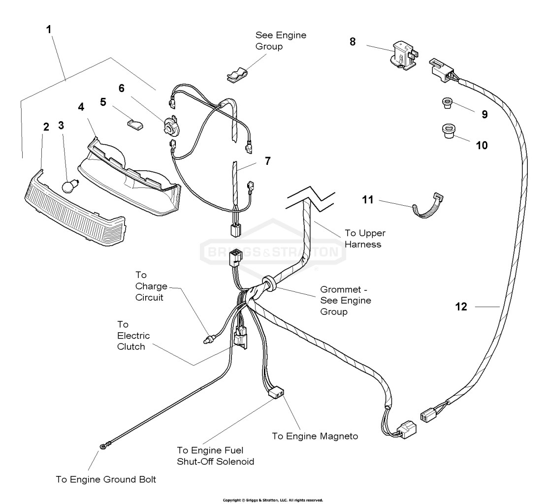 Electrical Group - Main Harness Lower