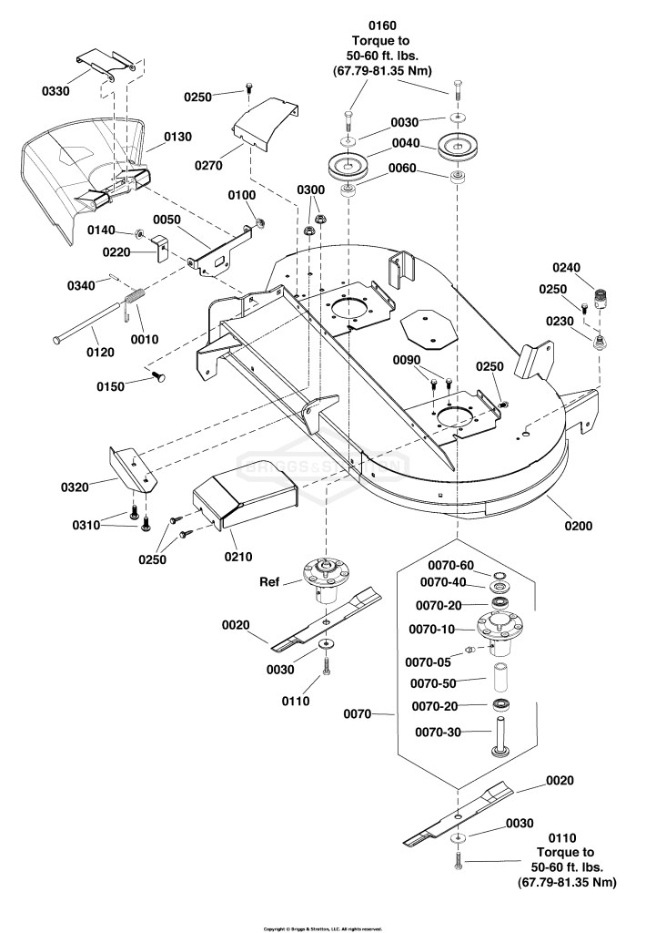 42 Mower Deck - Housing, Arbor & Blade Group, ZT