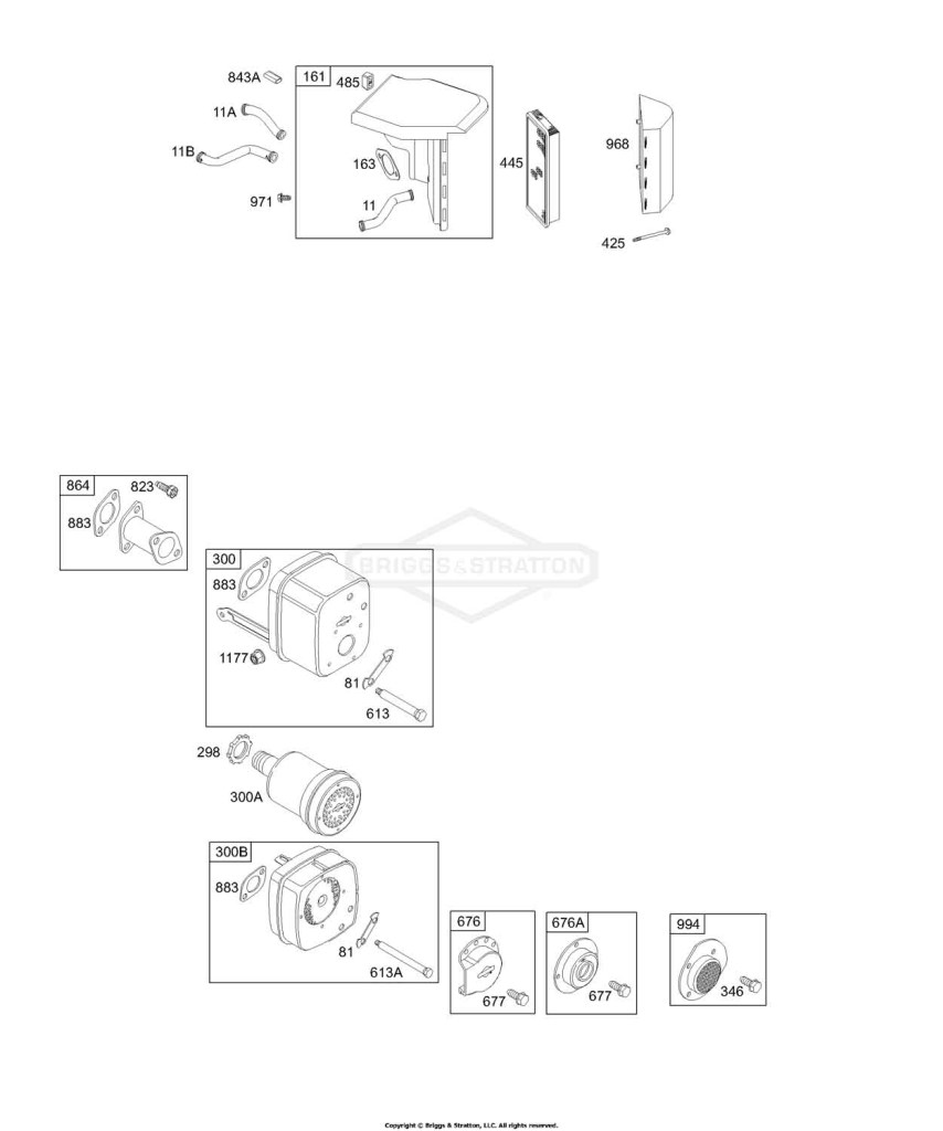 Air Cleaner Group, Muffler