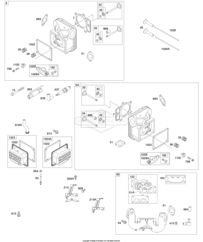 Cylinder Head, Rocker Arm Cover, Intake Manifold