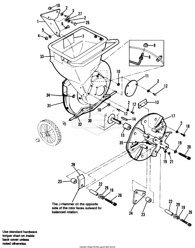 Housing & Rotor Group - Serial No. 5000 & Above