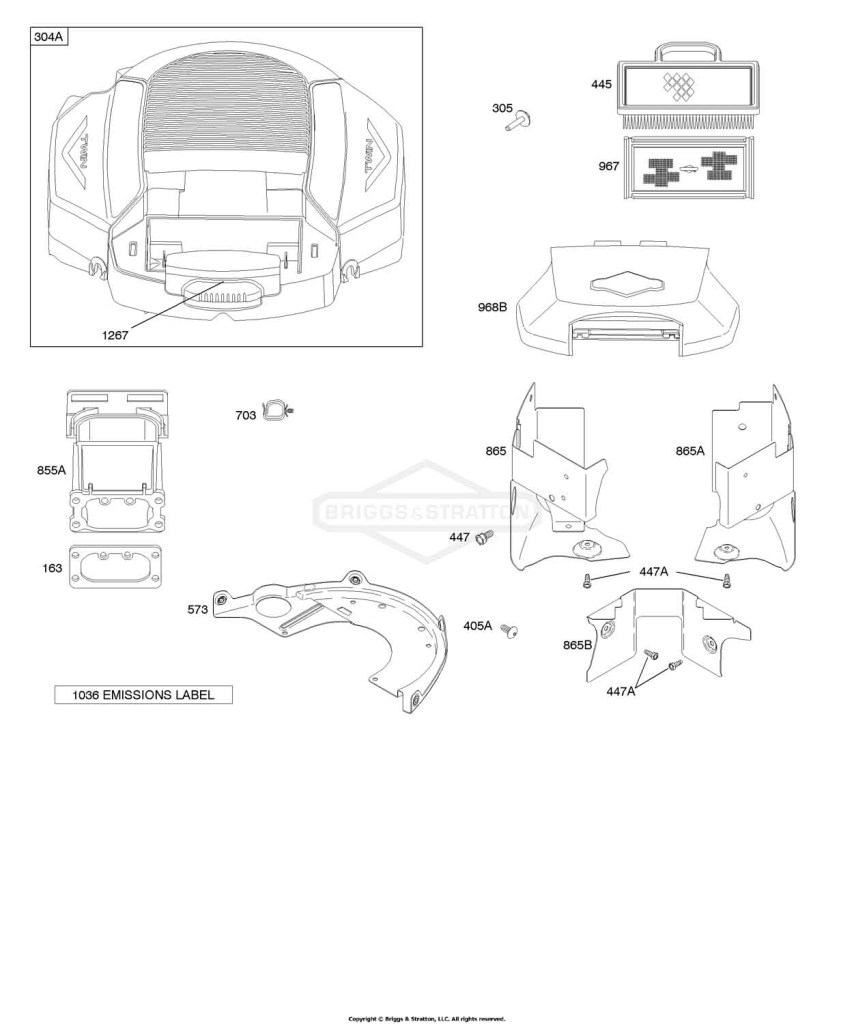 Air Cleaner, Blower Housing/Shrouds