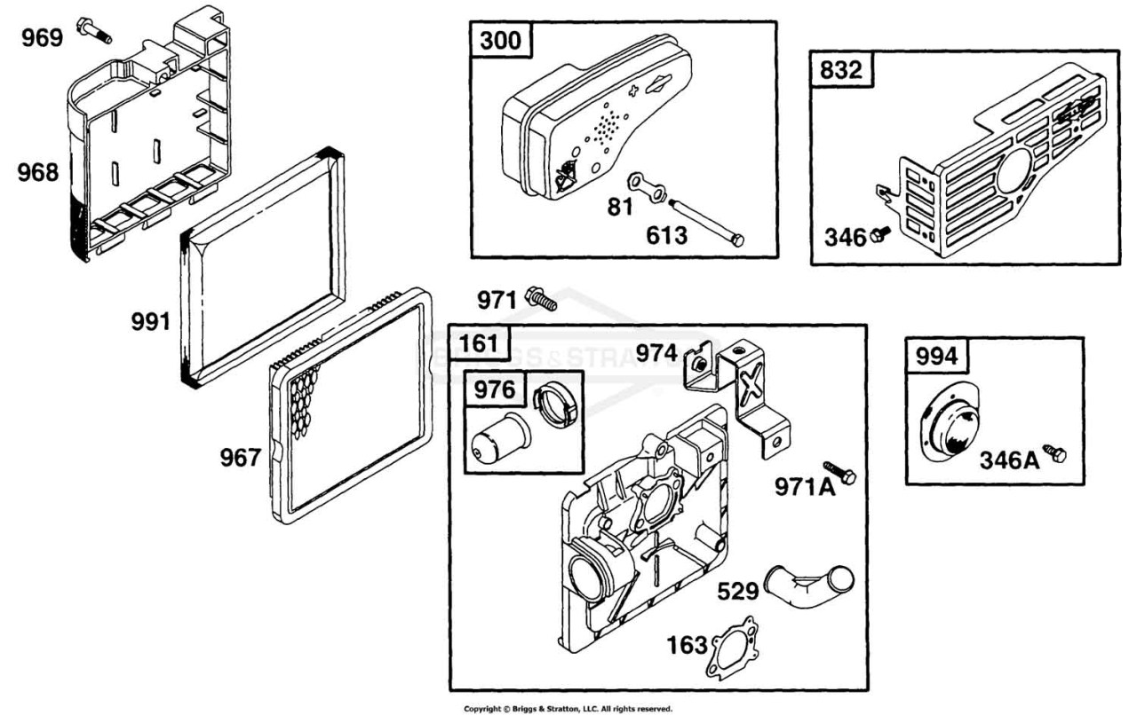 Air Cleaner Grp, Muffler Grp