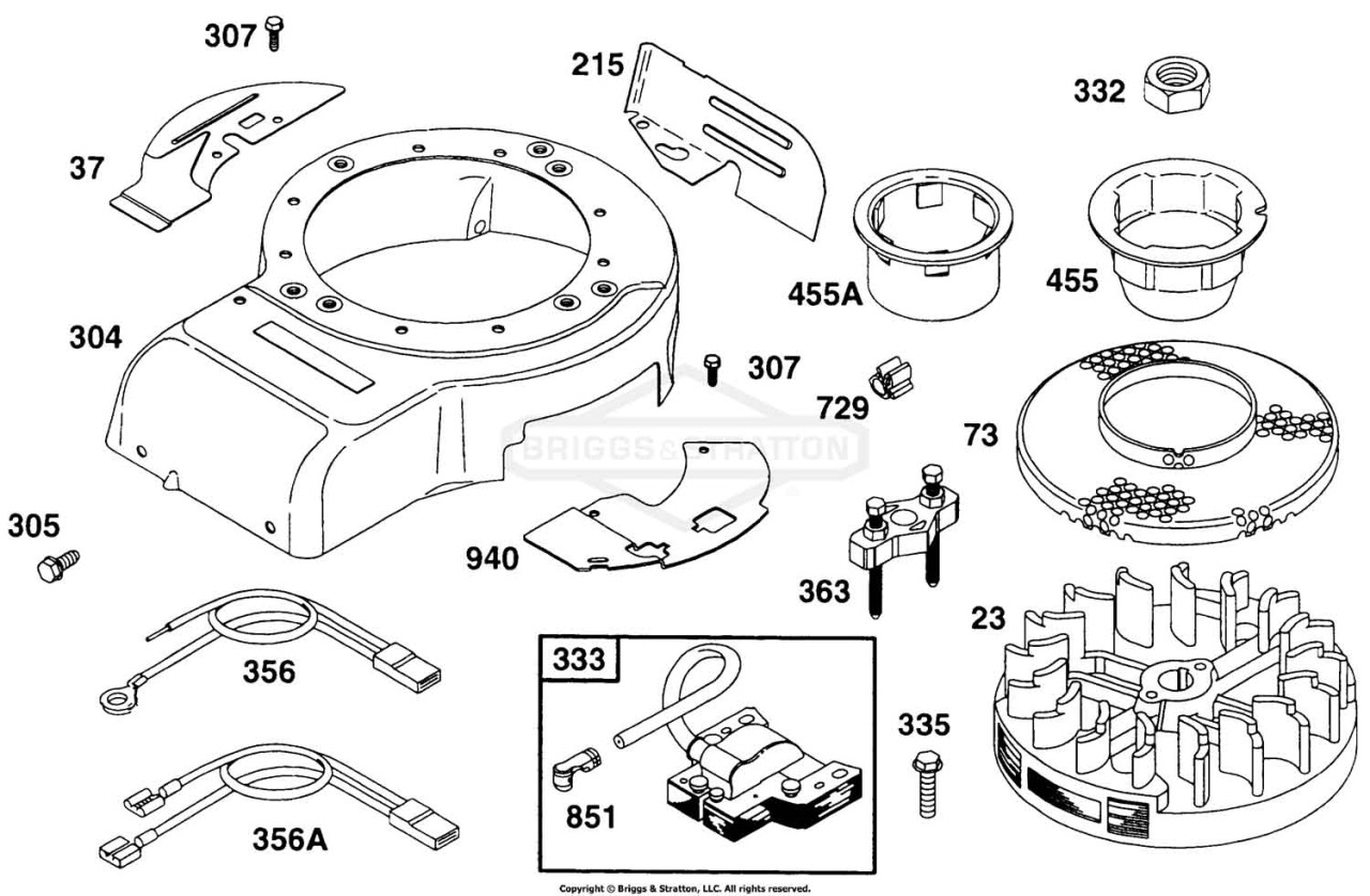 Blower Hsg, Flywheel, Elect