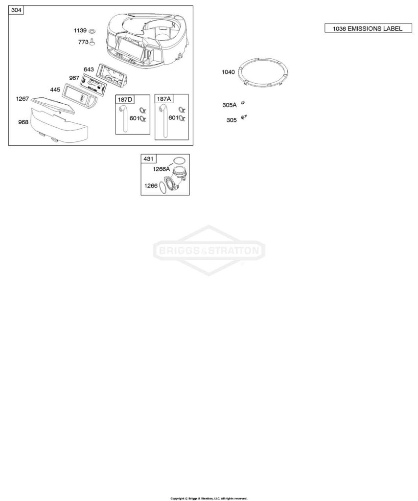 Air Cleaner, Blower Housing