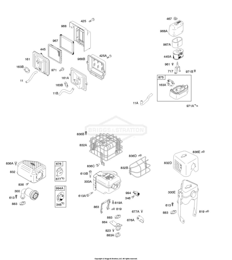 Air Cleaner, Exhaust System