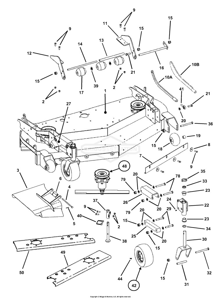 61 Mower Deck Components (Part 1)