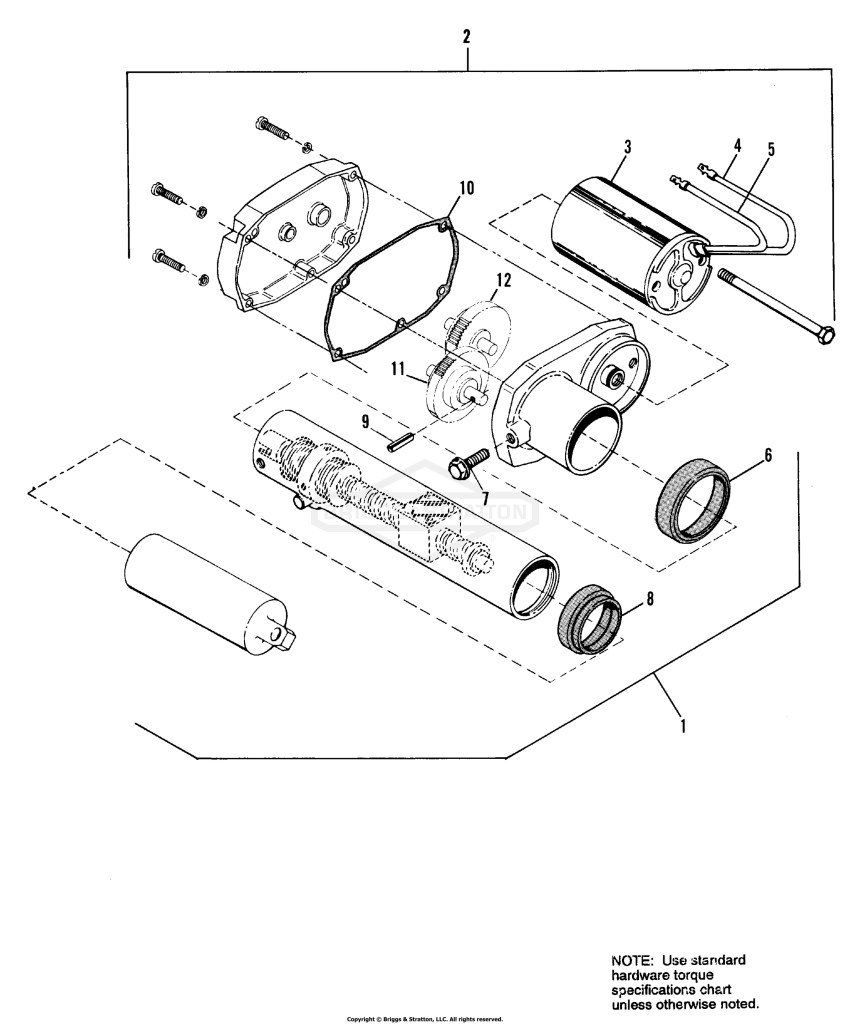 Electric Lift Assembly - Service Parts