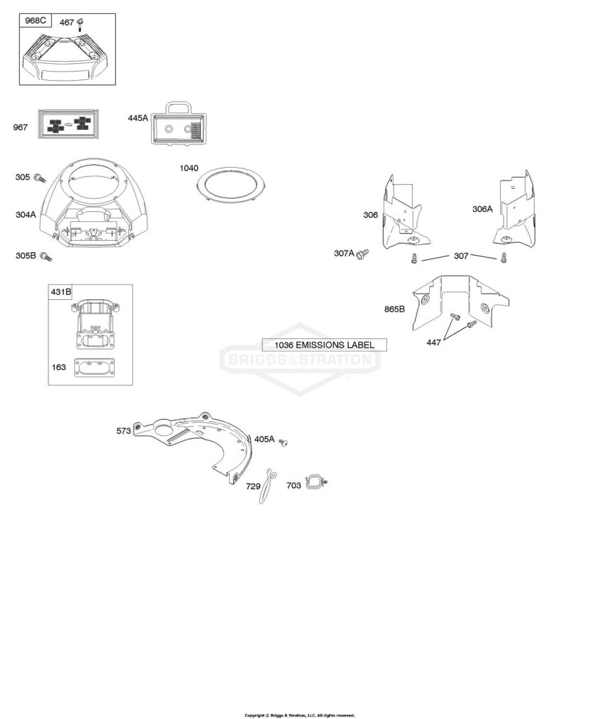 Air Cleaner, Blower Housing