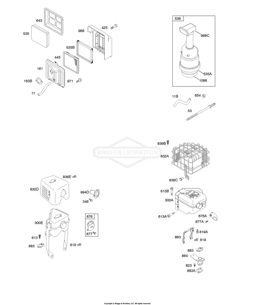 Air Cleaner, Exhaust System