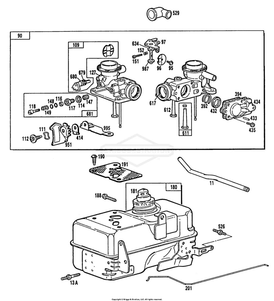 Carburetor & Fuel Tank Assy