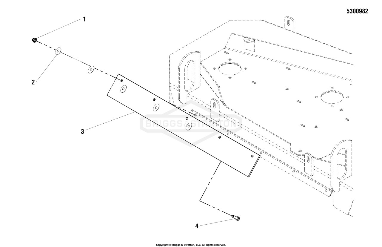48 & 52 Mower Deck - Discharge Chute (Rear Discharge)