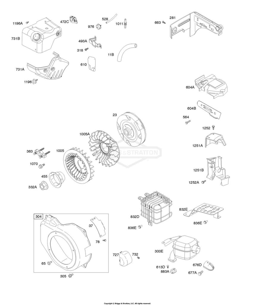 Blower Housing/Shrouds, Exhaust System