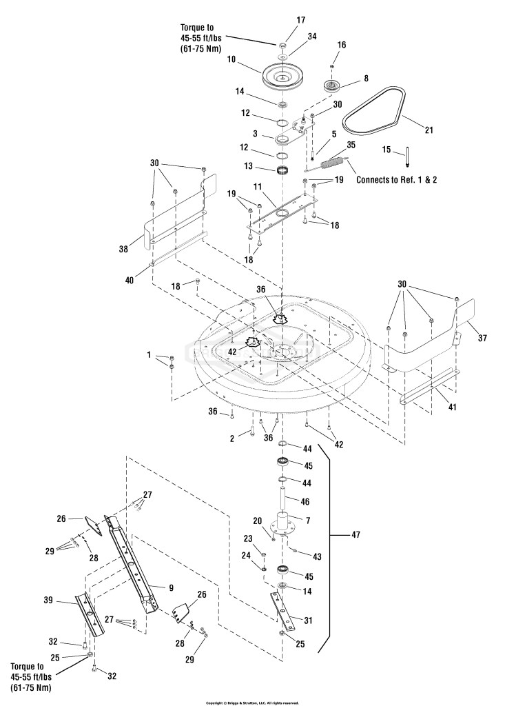 33 Mower Deck - Arbors Group (885320b)