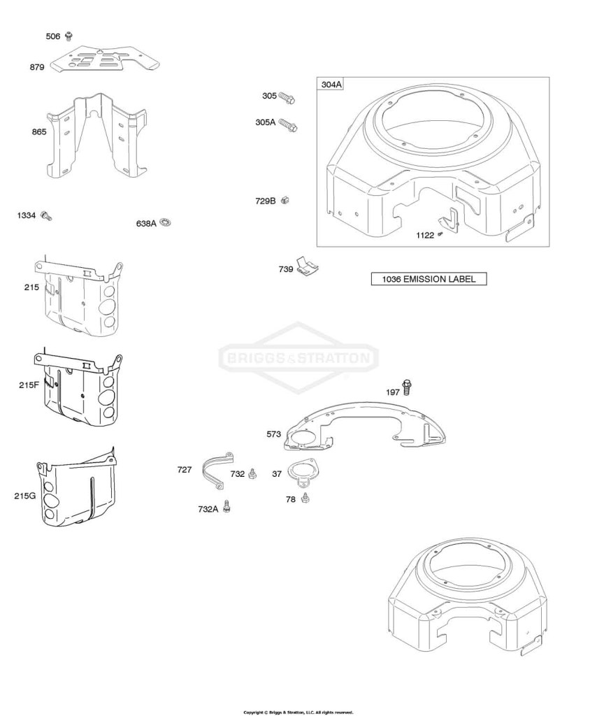 Blower Housing, Air Guides