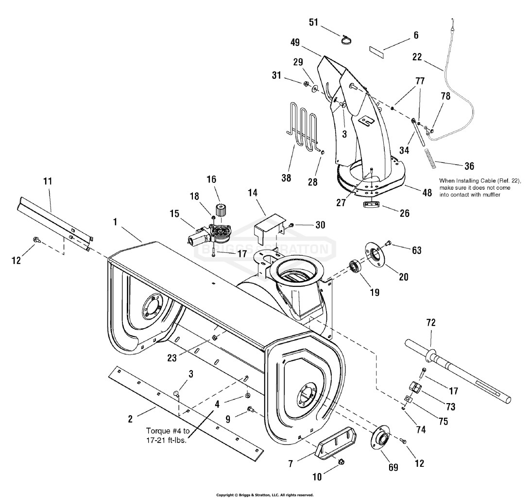 Auger Housing & Chute Group