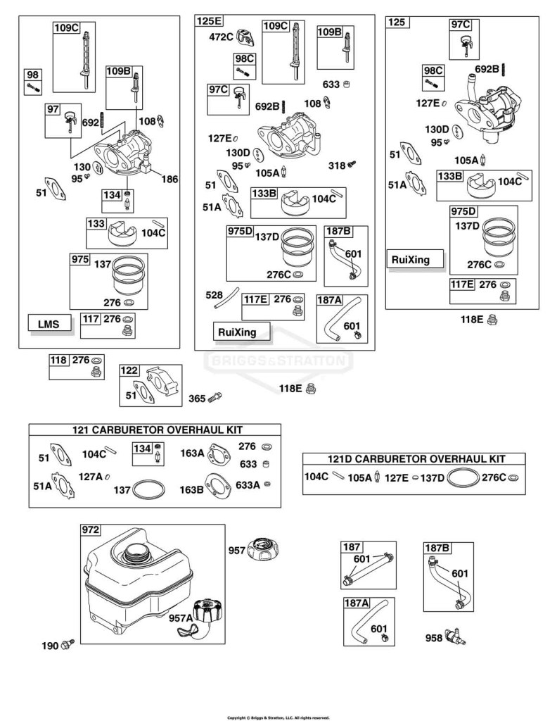 Carburetor, Fuel Supply