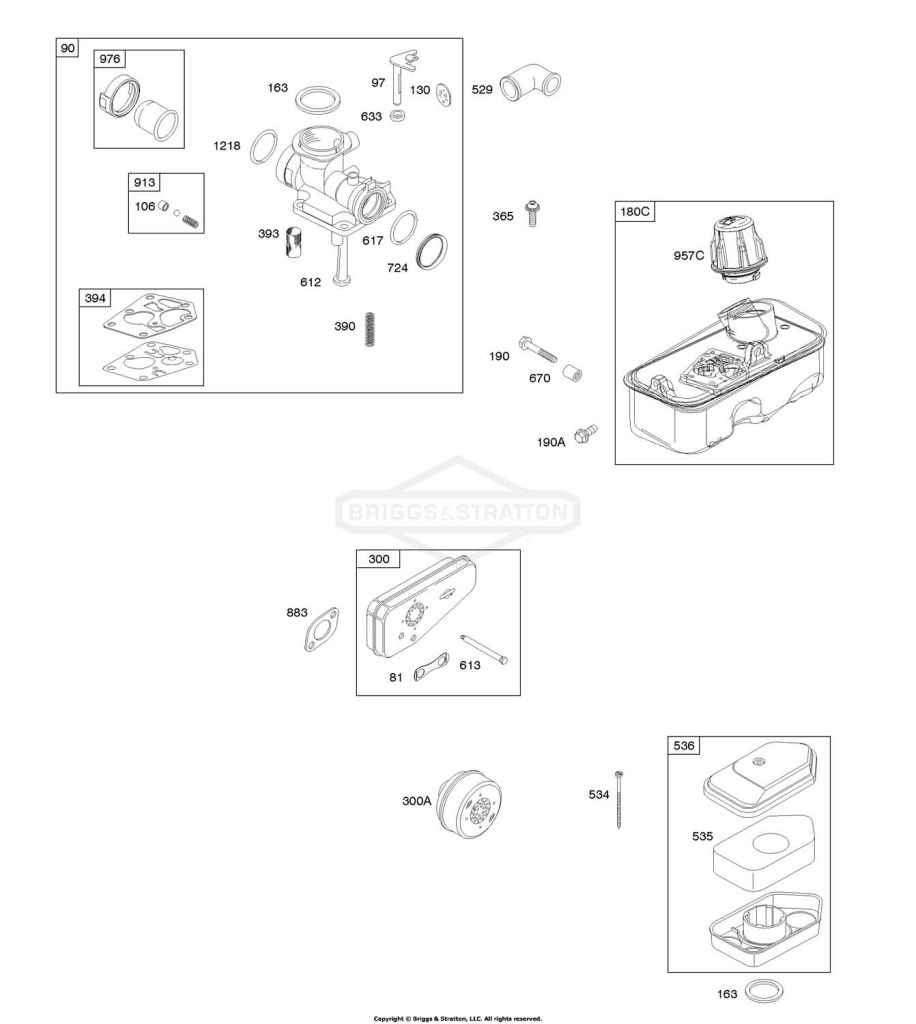 Air Cleaner, Carburetor, Exhaust System, Fuel Supply