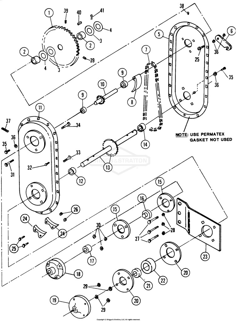 Enclosed Chain Drive
