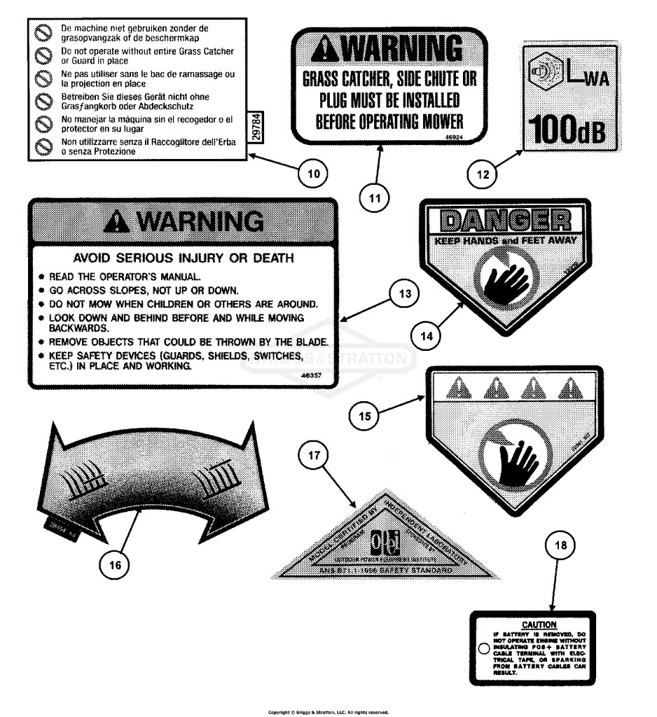 DECALS (Continued)