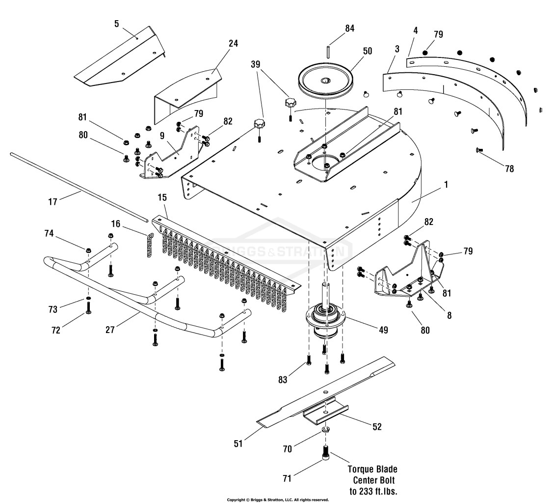 25 Mower Deck Group