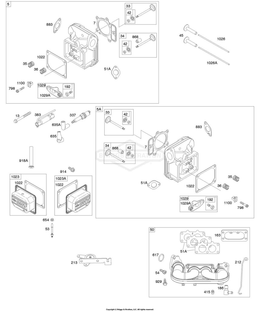Cylinder Head, Rocker Arm Cover, Intake Manifold